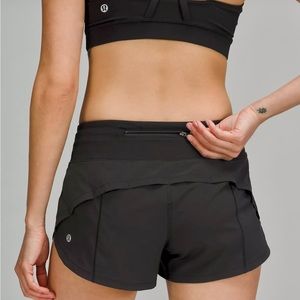 Lululemon Speed Up Short with 2.5” inseam in black